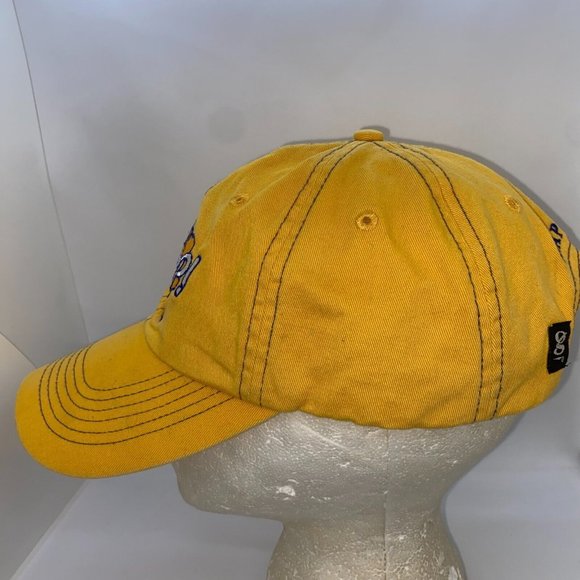 Snapple Up Juice Texas Tea Yellow Strapback Hat Cap - Picture 2 of 6